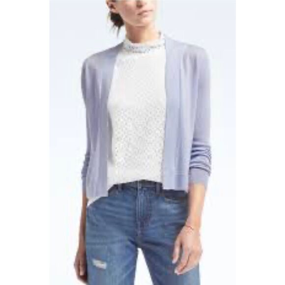 NWT Banana Republic merino wool open-front cardigan sz xs - Picture 1 of 6